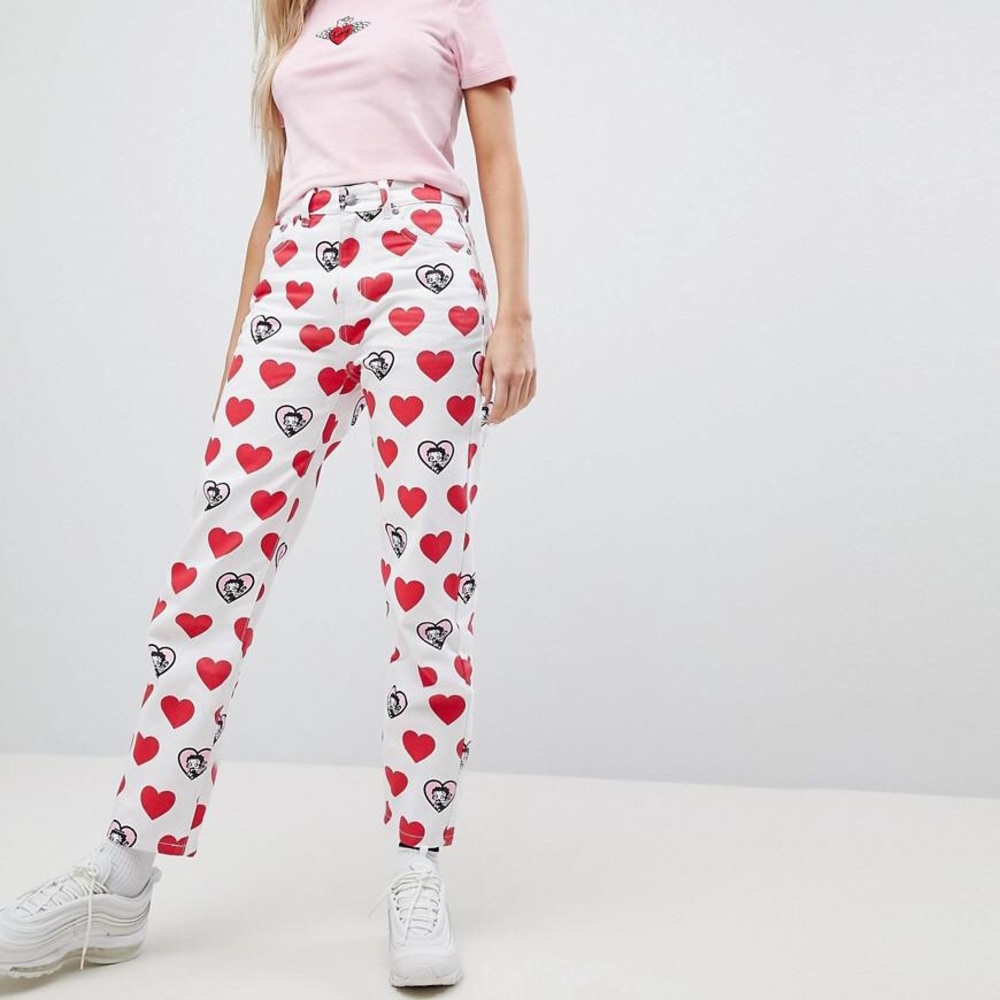 Lazy Oaf Betty Boop Mom Jeans